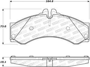 Dodge Sprinter 3500 Brake Pads - Stoptech - Street - `03-`06