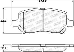 Pontiac G5 Brake Pads - Stoptech - ST Street - `07-`10