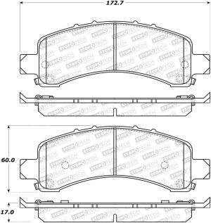Chevrolet Suburban 1500 Brake Pads - Stoptech - Street - `03-`06