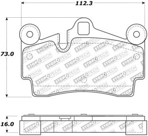 Volkswagen Touareg Brake Pads - Stoptech - Street Touring - `04-`10