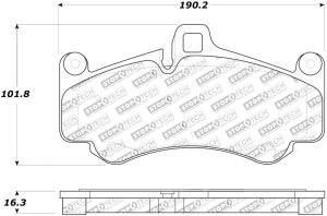 Porsche Cayman Brake Pads - Stoptech - Street Touring - `06-`12
