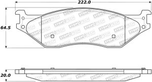 Ford F-550 Super Duty Brake Pads - Stoptech - ST Street - `05-`16