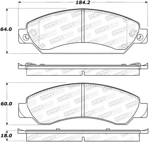 Cadillac Escalade ESV Brake Pads - Stoptech - Street - 2007