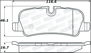 Land Rover Range Rover Sport Brake Pads - Stoptech - Street (includes shims and hardware) - `10-`13 Land Rover Range Rover Sport Brake Pads - Stoptech - Street (includes shims and hardware) - `10-`13