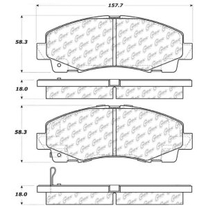 Honda Ridgeline Brake Pads - Front - Stoptech - Street Touring - `06-`11