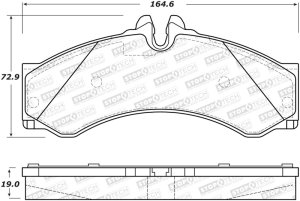 Dodge Sprinter 3500 Brake Pads - Stoptech - Street - `03-`06