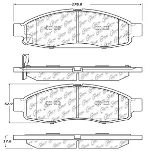 Nissan Pathfinder Armada Brake Pads - Front - Stoptech - Street Touring - 2004 Nissan Pathfinder Armada Brake Pads - Front - Stoptech - Street Touring - 2004