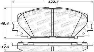 Toyota Yaris Brake Pads - Stoptech - Street - `06-`18