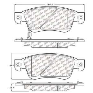 Infiniti G35 Brake Pads - Front - Stoptech - Street Touring - `07-`08 Infiniti G35 Brake Pads - Front - Stoptech - Street Touring - `07-`08