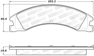 Ford E-450 Super Duty Brake Pads - Rear - Stoptech - Street - `12-`19