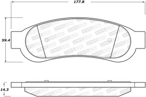 Ford F-350 Brake Pads - Rear - Stoptech - Street - `11-`12