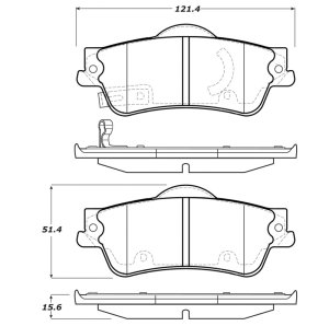 Chevrolet SS Brake Pads - Stoptech - Street Touring - 2014 Chevrolet SS Brake Pads - Stoptech - Street Touring - 2014