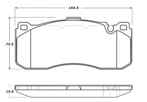 BMW 1 Series Brake Pads - Front - Stoptech - ST Street - `08-`09
