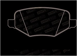 Lincoln MKT Brake Pads - Front + Rear - Stoptech - `10-`19