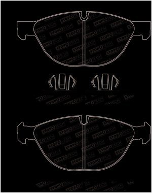BMW X6 Brake Pads - Front - Stoptech - OE-Style Street - `08-`19