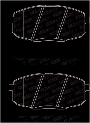 Hyundai Elantra Brake Pads - Rear - Stoptech - Street - `09-`12