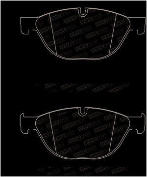 BMW 535i Brake Pads - Front - Stoptech - ST Street Brake Pads - `11-`13 BMW 535i Brake Pads - Front - Stoptech - ST Street Brake Pads - `11-`13