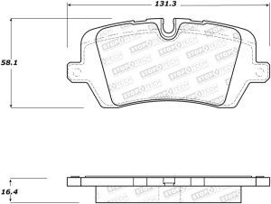 Land Rover Range Rover Sport Brake Pads - Rear - Stoptech - Street (OE-Style) with Shims and Hardware - `14-`20 Land Rover Range Rover Sport Brake Pads - Rear - Stoptech - Street (OE-Style) with Shims and Hardware - `14-`20