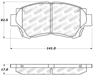 Toyota Camry Brake Pads - Stoptech - Performance Sport - `00-`01