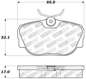 Land Rover Range Rover Brake Pads - Stoptech - Sport - `94-`02