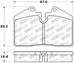 Ferrari 575 M Maranello Brake Pads - Stoptech - Performance Pad - `03-`04 Ferrari 575 M Maranello Brake Pads - Stoptech - Performance Pad - `03-`04