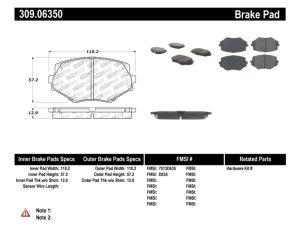 Mazda Miata Brake Pads - Front - Stoptech - ST Sport - `94-`02 Mazda Miata Brake Pads - Front - Stoptech - ST Sport - `94-`02