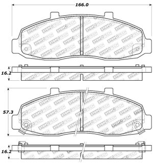 Ford F-150 Brake Pads - Front - Stoptech - Sport - `97-`03 Ford F-150 Brake Pads - Front - Stoptech - Sport - `97-`03