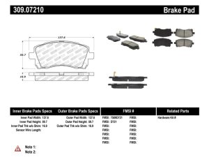 Subaru Forester Brake Pads - Front - Stoptech - Sport - `98-`02