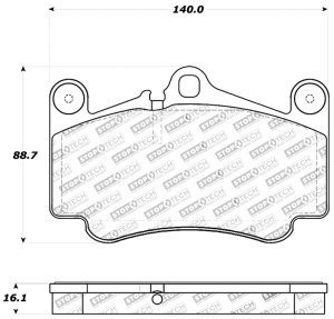 Chevrolet Silverado 2500 HD Brake Pads - Stoptech - Sport - `01-`10