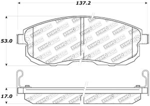 Infiniti G35 Brake Pads - Front - Stoptech - Sport - `02-`05 Infiniti G35 Brake Pads - Front - Stoptech - Sport - `02-`05