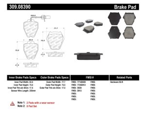 Volkswagen Passat Brake Pads - Stoptech - Sport - `02-`05