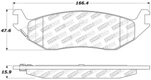 Jeep J8 Brake Pads - Front - Stoptech - Sport - `08-`11
