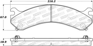 Chevrolet Silverado 3500 HD Brake Pads - Front - Stoptech - Sport w/Shims and Hardware - `07-`10