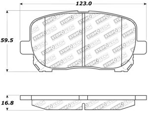 Toyota Corolla Brake Pads - Stoptech - Sport - `03-`08