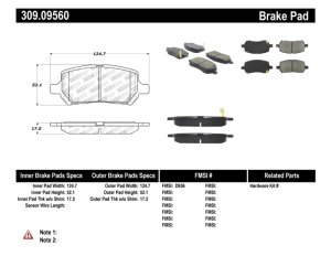 Pontiac Pursuit Brake Pads - Stoptech - Sport - `05-`06 Pontiac Pursuit Brake Pads - Stoptech - Sport - `05-`06