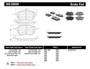 Infiniti FX35 Brake Pads - Front - Stoptech - ST Sport - `03-`05
