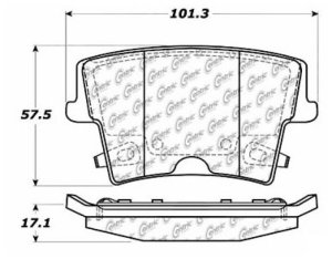 Dodge Magnum Brake Pads - Stoptech - Sport - `05-`08