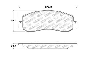 Ford F-350 Super Duty Brake Pads - Stoptech - Sport - `05-`12 Ford F-350 Super Duty Brake Pads - Stoptech - Sport - `05-`12