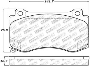 Dodge Magnum Brake Pads - Stoptech - Sport - `06-`08