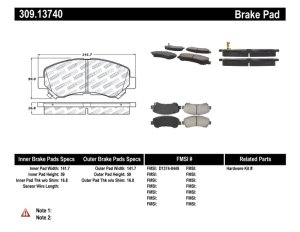 Nissan Juke Brake Pads - Stoptech - Sport - `14-`18