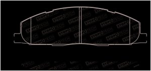 Ram 2500 Brake Pads - Front - Stoptech - Sport - `10-`18