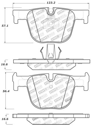 BMW 435i Brake Pads - Stoptech - Sport - `14-`16