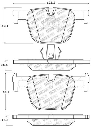BMW 435i Brake Pads - Stoptech - Sport - `14-`16
