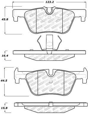 BMW 2 Series Brake Pads - Stoptech - Sport - `14-`15