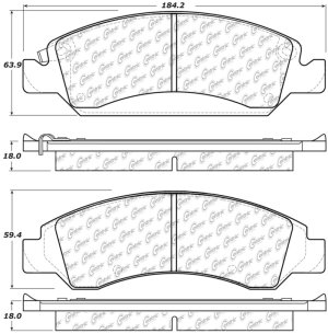 GMC Sierra 1500 Classic Brake Pads - Front - Stoptech - ST Premium - 2007