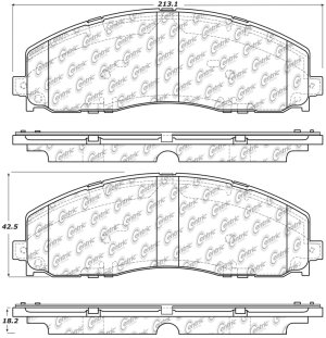 Ford F-350 Super Duty Brake Pads - Front - Stoptech - ST Premium - `12-`21 Ford F-350 Super Duty Brake Pads - Front - Stoptech - ST Premium - `12-`21