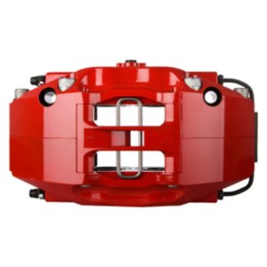 Honda Civic Type-R FK8 Brake Kit - Front - Stoptech - Touring BBK w/ Red ST-41 Caliper; Slotted One-Piece Rotor - Red - `02-`04