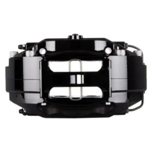 Lexus SC430 Brake Kit - Front - Stoptech - ST-40 Calipers + Slotted AeroRotors + Street Performance Pads - Black - `02-`10