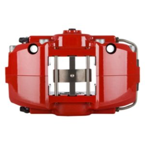 Infiniti G35 Brake Kit - Rear - Stoptech - Slotted Two-Piece Rotors + Street Performance Pads + ST-22 Calipers - Red - `02-`04 Infiniti G35 Brake Kit - Rear - Stoptech - Slotted Two-Piece Rotors + Street Performance Pads + ST-22 Calipers - Red - `02-`04