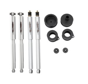 Buick LaCrosse Brake Kit - Front + Rear - Stoptech - Premium Black E-Coated Rotors + Posi Quiet Pads - Black - `08-`09